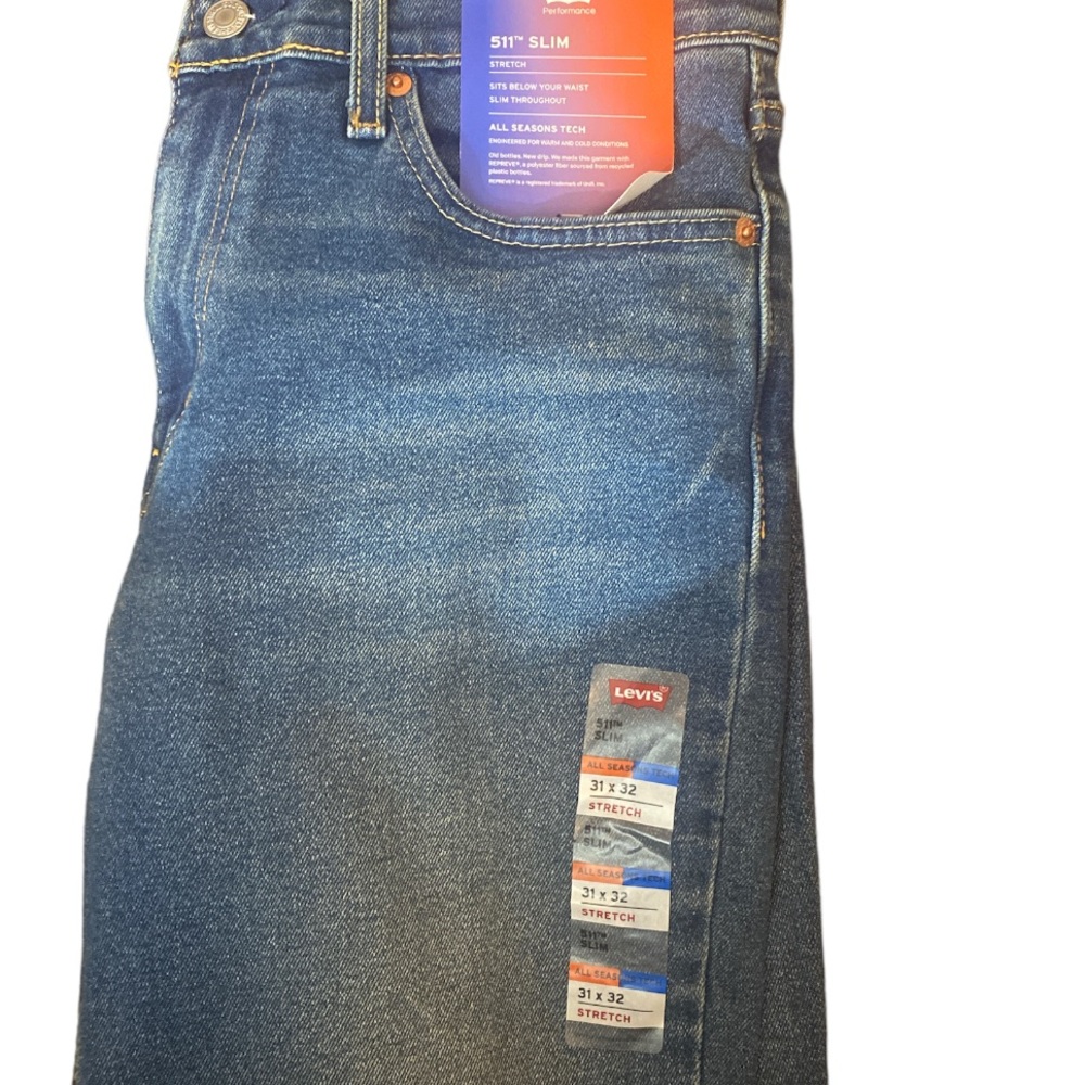 Levi’s 511 slim stretch jeans, size 31x32
